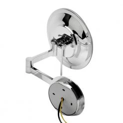 ALFI BRAND 9 in. x 9 in. Lighted Wall Makeup Mirror in Polished Chrome -Makeup Mirrors Sales Store polished chrome alfi brand makeup mirrors abm9wled pc 1f 1000