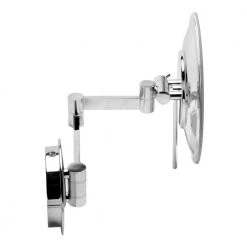 ALFI BRAND 9 in. x 9 in. Lighted Wall Makeup Mirror in Polished Chrome -Makeup Mirrors Sales Store polished chrome alfi brand makeup mirrors abm9wled pc fa 1000