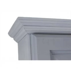 WG Wood Products Atwater 17 in. W x 19.5 in. H Primed Gray Surface Mount Medicine Cabinet without Mirror -Makeup Mirrors Sales Store primed gray wg wood products medicine cabinets without mirrors atw 118 primed 44 1000