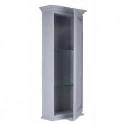 WG Wood Products Atwater 17 in. W x 25.5 in. H Primed Gray Surface Mount Medicine Cabinet without Mirror -Makeup Mirrors Sales Store primed gray wg wood products medicine cabinets without mirrors atw 124 primed 4f 1000