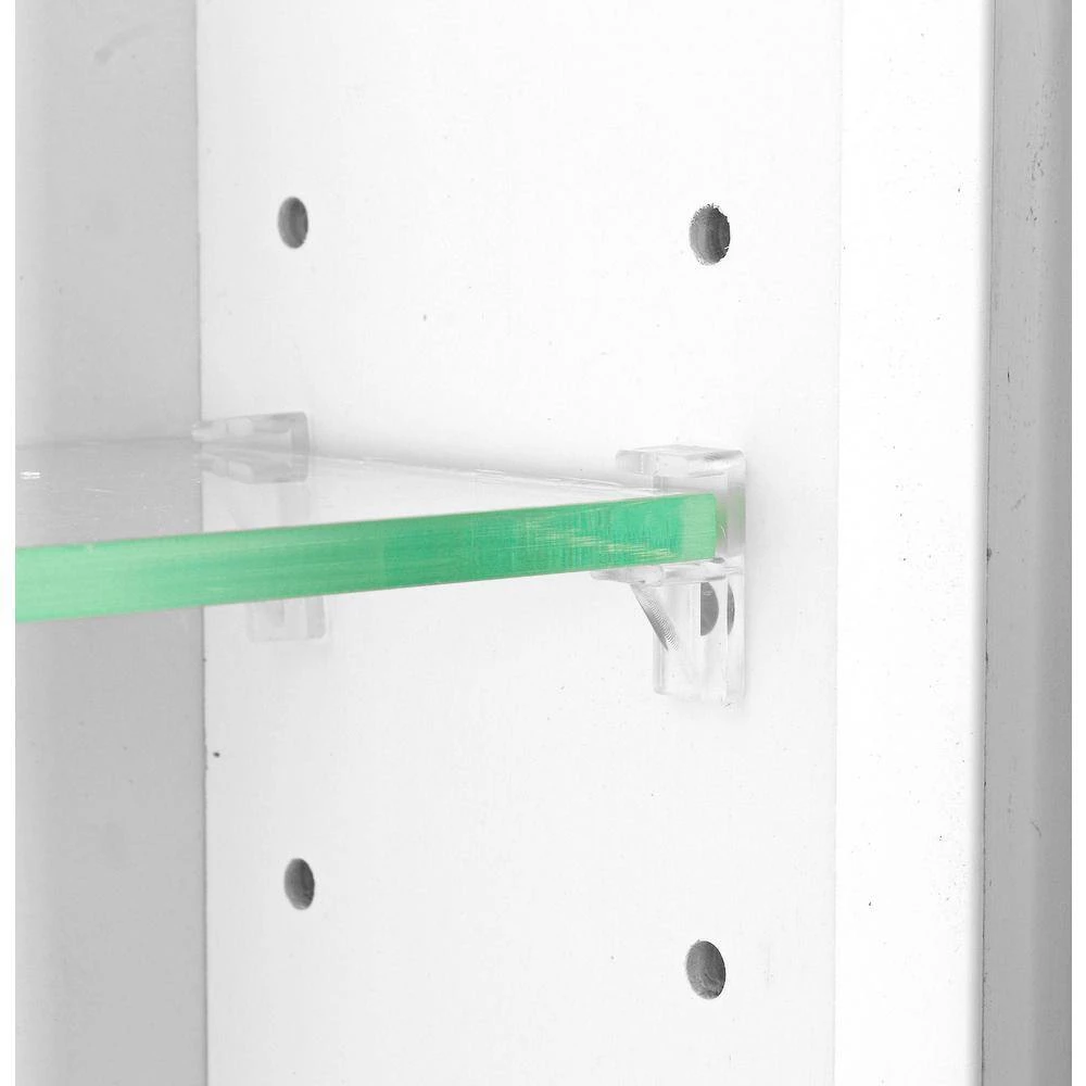 WG Wood Products Atwater 17 in. W x 43.5 in. H Primed Gray Surface Mount Medicine Cabinet without Mirror 7 WG Wood Products Atwater 17 in. W x 43.5 in. H Primed Gray Surface Mount Medicine Cabinet without Mirror - Image 5