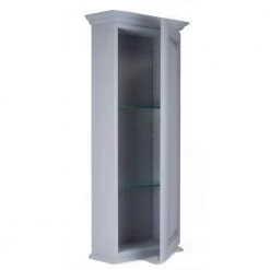 WG Wood Products Atwater 17 in. W x 49.5 in. H Primed Gray Surface Mount Medicine Cabinet without Mirror -Makeup Mirrors Sales Store primed gray wg wood products medicine cabinets without mirrors atw 148 primed 4f 1000