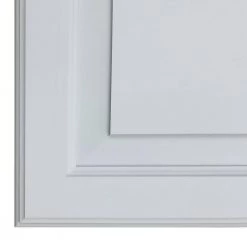 WG Wood Products 15.5 in. W x 25.5 in. H x 3.5 in. D Cutlass Raised Panel Gray Recessed Solid Wood Medicine Cabinet without Mirror -Makeup Mirrors Sales Store primed gray wg wood products medicine cabinets without mirrors cut 224 primed 4f 1000