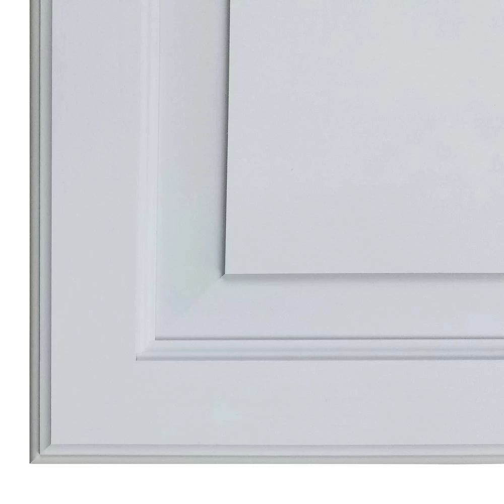 WG Wood Products 15.5 in. W x 29.5 in. H x 3.5 in. D Cutlass Raised Panel Gray Recessed Solid Wood Medicine Cabinet without Mirror 6 WG Wood Products 15.5 in. W x 29.5 in. H x 3.5 in. D Cutlass Raised Panel Gray Recessed Solid Wood Medicine Cabinet without Mirror - Image 4