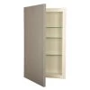 WG Wood Products Davis Slab Panel Frameless 15.5 in. W x 23.5 in. H Primed Gray Recessed Medicine Cabinet without Mirror with LED Light -Makeup Mirrors Sales Store primed gray wg wood products medicine cabinets without mirrors dav 222 primed 64 1000