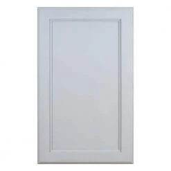 WG Wood Products 15.5 in. W x 25.5 in. H 3.5 in. D Dogwood Inset Panel Primed Gray Recessed Medicine Cabinet without Mirror