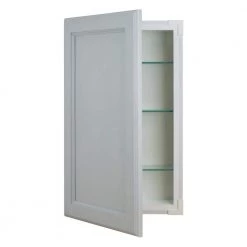 WG Wood Products 15.5 in. W x 31.5 in. H 3.5 in. D Dogwood Inset Panel Primed Gray Recessed Medicine Cabinet without Mirror 11 WG Wood Products 15.5 in. W x 31.5 in. H 3.5 in. D Dogwood Inset Panel Primed Gray Recessed Medicine Cabinet without Mirror -Makeup Mirrors Sales Store primed gray wg wood products medicine cabinets without mirrors dog 230 primed c3 1000