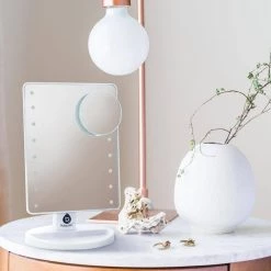 PURSONIC 7.5 in. x 2.5 in. Makeup Mirror -Makeup Mirrors Sales Store pursonic makeup mirrors 985111594m 31 1000