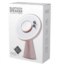 ProMounts 13.38 in. x 9.09 in. x 4.1 in Bluetooth Speaker LED Tabletop HD Magnifying Makeup Beauty Mirror in Rose Gold Finish 14 ProMounts 13.38 in. x 9.09 in. x 4.1 in Bluetooth Speaker LED Tabletop HD Magnifying Makeup Beauty Mirror in Rose Gold Finish -Makeup Mirrors Sales Store rose gold finish promounts makeup mirrors opcm003 bt 66 1000