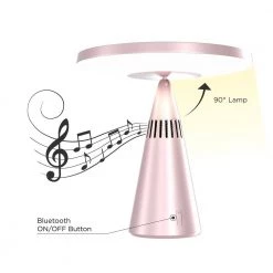 ProMounts 13.38 in. x 9.09 in. x 4.1 in Bluetooth Speaker LED Tabletop HD Magnifying Makeup Beauty Mirror in Rose Gold Finish 15 ProMounts 13.38 in. x 9.09 in. x 4.1 in Bluetooth Speaker LED Tabletop HD Magnifying Makeup Beauty Mirror in Rose Gold Finish -Makeup Mirrors Sales Store rose gold finish promounts makeup mirrors opcm003 bt c3 1000