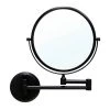 MODONA 8 in. Two-Sided 1X and 3X Brass Magnifying Wall-Mounted Makeup Mirror in Rubbed Bronze -Makeup Mirrors Sales Store rubbed bronze modona makeup mirrors mr01 a b 64 1000