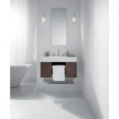 KOHLER Catalan 15 in. W x 36 in. H Aluminum Single-Door Recessed or Surface Mount Medicine Cabinet
