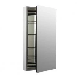 KOHLER Catalan 20-1/8 in. W x 36 in. H Aluminum Single-Door Surface-Mount Medicine Cabinet