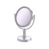 Allied Brass 8 in. Vanity Top Makeup Mirror 4X Magnification in Satin Chrome -Makeup Mirrors Sales Store satin chrome allied brass makeup mirrors dm 4t 4x sch 64 1000