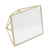 Home Details 7.4 in. x 2.95 in. Makeup Mirror in Satin Gold -Makeup Mirrors Sales Store satin gold home details makeup mirrors 26428 sgold 64 1000