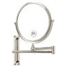 Nameeks Glimmer 8 in. x 8 in. Wall Mounted 3x Round Makeup Mirror in Satin Nickel Finish -Makeup Mirrors Sales Store satin nickel nameeks makeup mirrors nameeks ar7708 sni 3x 64 1000
