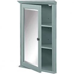 Home Decorators Collection Hamilton 20 in. W x 27 in. H x 12 in. D Corner Bathroom Storage Wall Cabinet in Sea Glass 5 Home Decorators Collection Hamilton 20 in. W x 27 in. H x 12 in. D Corner Bathroom Storage Wall Cabinet in Sea Glass -Makeup Mirrors Sales Store seaglass home decorators collection medicine cabinets with mirrors 0567700310 c3 1000