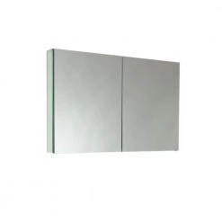 Fresca 40 in. W x 26 in. H x 5 in. D Framed Recessed or Surface-Mount Bathroom Medicine Cabinet