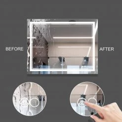 Tatahance 24 in. W x 36 in. H Rectangle Freestanding Wall Bathroom Makeup Mirror in Silver -Makeup Mirrors Sales Store silver makeup mirrors f d0102hpkcva 1f 1000