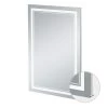 Tatahance 24 in. W x 40 in. H Rectangle Freestanding Wall Bathroom Makeup Mirror in Silver -Makeup Mirrors Sales Store silver makeup mirrors f d0102hpkcvv 64 1000