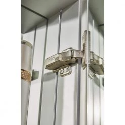 Unbranded 36 in. W x 26 in. H Large Rectangular Silver Aluminum Recessed Surface Mount Medicine Cabinet with Mirror -Makeup Mirrors Sales Store silver medicine cabinets with mirrors dj55135206 yg 44 1000