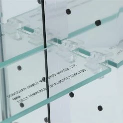 Pegasus 24 in. W x 30 in. H x 5 in. D Frameless Recessed or Surface-Mount Bathroom Medicine Cabinet with Beveled Mirror -Makeup Mirrors Sales Store silver pegasus medicine cabinets with mirrors sp4582 40 1000