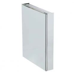 Pegasus 24 in. W x 30 in. H x 5 in. D Frameless Recessed or Surface-Mount Bathroom Medicine Cabinet with Beveled Mirror