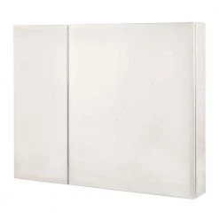 Pegasus 30 in. W x 26 in. H Recessed or Surface-Mount Bi-View Bathroom Medicine Cabinet with Beveled Mirror Door