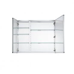 Pegasus 30 in. x 30 in. Frameless Recessed or Surface-Mount Bi-View Bathroom Medicine Cabinet with Beveled Mirror 12 Pegasus 30 in. x 30 in. Frameless Recessed or Surface-Mount Bi-View Bathroom Medicine Cabinet with Beveled Mirror -Makeup Mirrors Sales Store silver pegasus medicine cabinets with mirrors sp4586 44 1000
