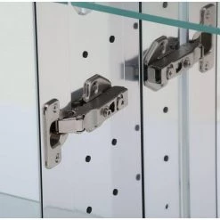 Pegasus 36 in. W x 30 in. H Frameless Recessed or Surface-Mount Bi-View Bathroom Medicine Cabinet with Beveled Mirror 8 Pegasus 36 in. W x 30 in. H Frameless Recessed or Surface-Mount Bi-View Bathroom Medicine Cabinet with Beveled Mirror -Makeup Mirrors Sales Store silver pegasus medicine cabinets with mirrors sp4587 40 1000