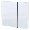Pegasus 36 in. W x 30 in. H Frameless Recessed or Surface-Mount Bi-View Bathroom Medicine Cabinet with Beveled Mirror -Makeup Mirrors Sales Store silver pegasus medicine cabinets with mirrors sp4587 64 1000