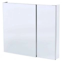 Makeup Mirrors Sales Store 14 Pegasus 36 in. W x 30 in. H Frameless Recessed or Surface-Mount Bi-View Bathroom Medicine Cabinet with Beveled Mirror