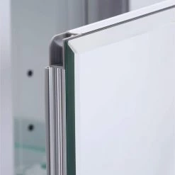 Pegasus 36 in. W x 30 in. H Frameless Recessed or Surface-Mount Bi-View Bathroom Medicine Cabinet with Beveled Mirror 9 Pegasus 36 in. W x 30 in. H Frameless Recessed or Surface-Mount Bi-View Bathroom Medicine Cabinet with Beveled Mirror -Makeup Mirrors Sales Store silver pegasus medicine cabinets with mirrors sp4587 a0 1000