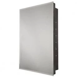 Pegasus 16 in. W x 26 in. H Frameless Stainless Steel Recessed Mount Bathroom Medicine Cabinet -Makeup Mirrors Sales Store silver pegasus medicine cabinets with mirrors sp4592 4f 1000