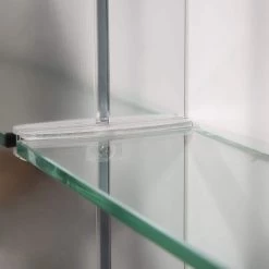 Unbranded 24 in. W x 30 in. H Rectangle Silver Aluminum Recessed or Surface Mount Medicine Cabinet with Mirror -Makeup Mirrors Sales Store siver medicine cabinets with mirrors 2022 6 6 4 4f 1000