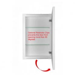 WG Wood Products 15.5 in. W x 19.5 in. H x 3.5 in. D Canyon Lake Beadboard Door Clear Recessed Solid Wood Medicine Cabinet without Mirror -Makeup Mirrors Sales Store unfinished wg wood products medicine cabinets without mirrors cay 218 unf 76 1000