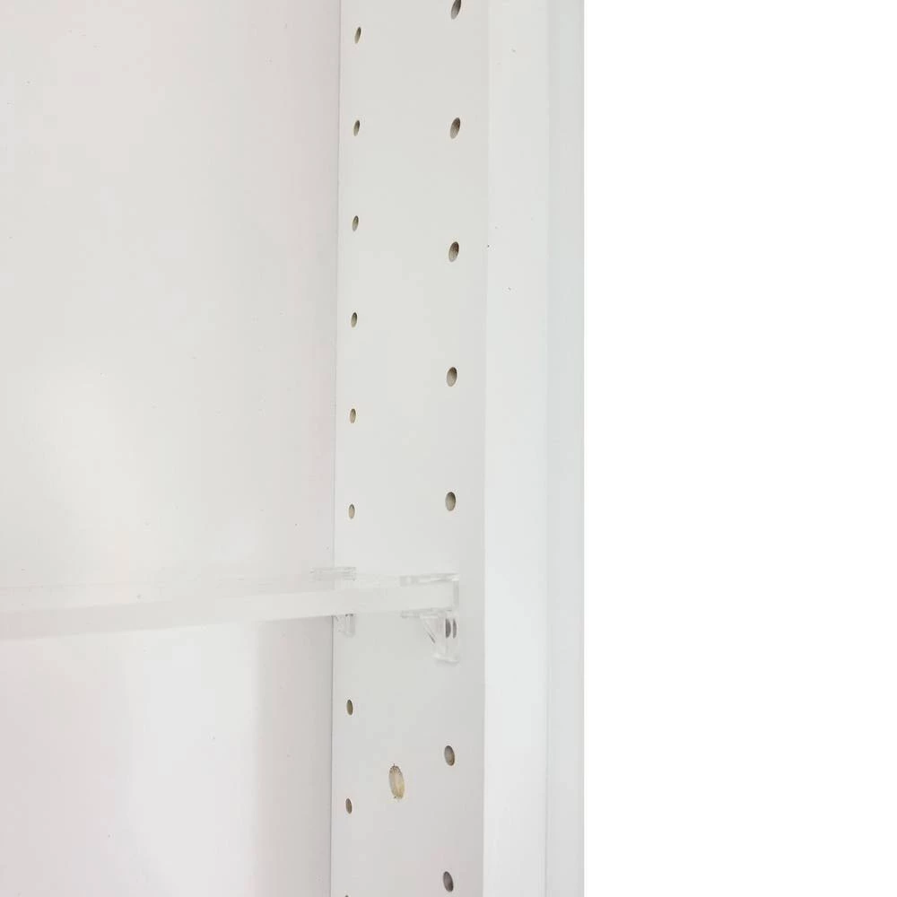 WG Wood Products 15.5 in. W x 35.5 in. H x 3.5 in. D Cutlass Raised Panel Clear Recessed Solid Wood Medicine Cabinet without Mirror 4 WG Wood Products 15.5 in. W x 35.5 in. H x 3.5 in. D Cutlass Raised Panel Clear Recessed Solid Wood Medicine Cabinet without Mirror - Image 2