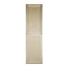 WG Wood Products 15.5 in. W x 47 in. H x 3.5 in. D Dogwood Inset Panel Clear Unfinished Recessed Medicine Cabinet without Mirror