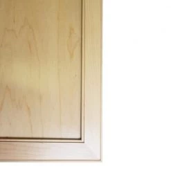 WG Wood Products 15.5 in. W x 19.5 in. H x 3.5 in. D Linwood Bead Panel Clear Recessed Wood Medicine Cabinet without Mirror -Makeup Mirrors Sales Store unfinished wg wood products medicine cabinets without mirrors lin 218 unf 4f 1000