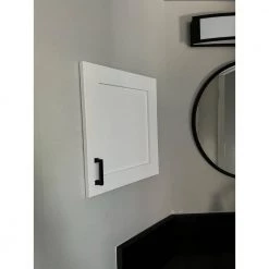 WG Wood Products Fieldstone Shaker Style Frameless 15.5 in. W x 17.5 in. H Unfinished Clear Recessed Medicine Cabinet without Mirror -Makeup Mirrors Sales Store unfinished wood wg wood products medicine cabinets without mirrors fie 216 unf 76 1000