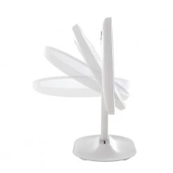 Advantus GloTech 7.5 in. x 12 in. x 5.5 in. Surface-Mount in White Makeup Mirror -Makeup Mirrors Sales Store white advantus makeup mirrors 39027 44 1000