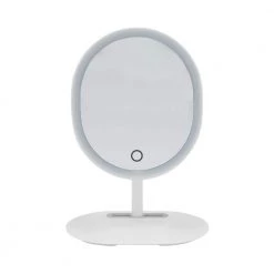 Advantus GloTech 7.5 in. x 12 in. x 5.5 in. Surface-Mount in White Makeup Mirror -Makeup Mirrors Sales Store white advantus makeup mirrors 39027 76 1000