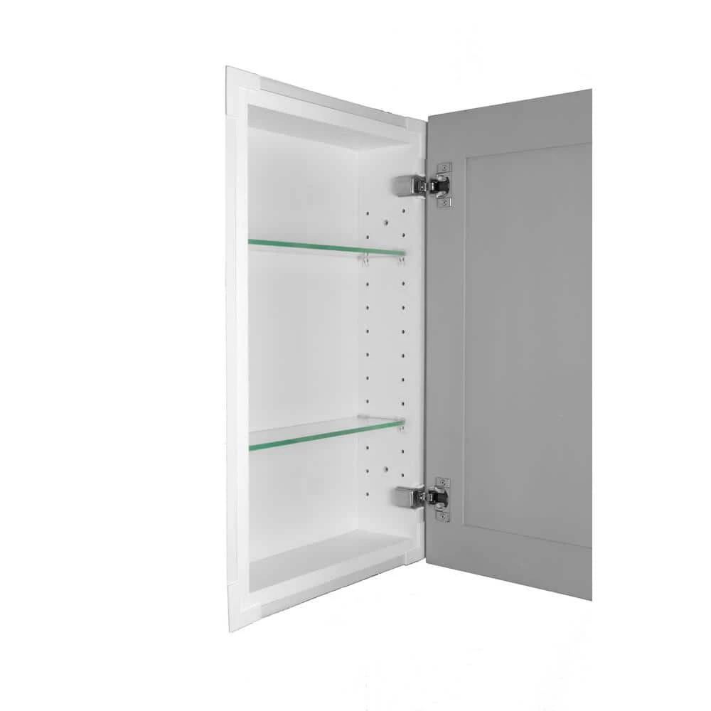Unbranded Silverton 14 in. x 24 in. x 4 in. Recessed Medicine Cabinet in Primed 4 Unbranded Silverton 14 in. x 24 in. x 4 in. Recessed Medicine Cabinet in Primed - Image 2