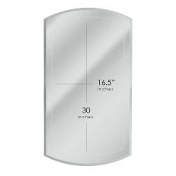 Deco Mirror 16 in. W x 30 in. H x 4-1/2 in. D Frameless Recessed V-Groove Beveled Eclipse Bathroom Medicine Cabinet 16 Deco Mirror 16 in. W x 30 in. H x 4-1/2 in. D Frameless Recessed V-Groove Beveled Eclipse Bathroom Medicine Cabinet -Makeup Mirrors Sales Store white deco mirror medicine cabinets with mirrors 8209 1d 1000
