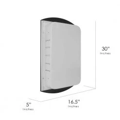 Deco Mirror 16 in. W x 30 in. H x 4-1/2 in. D Frameless Recessed V-Groove Beveled Eclipse Bathroom Medicine Cabinet 17 Deco Mirror 16 in. W x 30 in. H x 4-1/2 in. D Frameless Recessed V-Groove Beveled Eclipse Bathroom Medicine Cabinet -Makeup Mirrors Sales Store white deco mirror medicine cabinets with mirrors 8209 66 1000