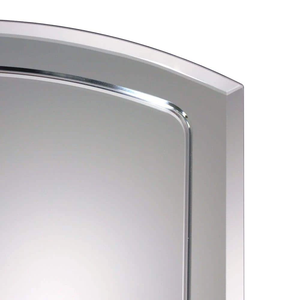 Deco Mirror 16 in. W x 30 in. H x 4-1/2 in. D Frameless Recessed V-Groove Beveled Eclipse Bathroom Medicine Cabinet 10 Deco Mirror 16 in. W x 30 in. H x 4-1/2 in. D Frameless Recessed V-Groove Beveled Eclipse Bathroom Medicine Cabinet - Image 8