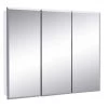 Design House Cyprus 36.3 in. x 30.1 in. Assembled Frameless Tri-View Recessed/Surface Mount Bathroom Medicine Cabinet with Mirrors -Makeup Mirrors Sales Store white design house medicine cabinets with mirrors 597500 64 1000