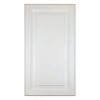 WG Wood Products 15.5 in. W x 19.5 in. H x 3.5 in. D Cutlass Raised Panel White Recessed Solid Wood Medicine Cabinet without Mirror -Makeup Mirrors Sales Store white enamel medicine cabinets without mirrors cut 218 white 64 1000