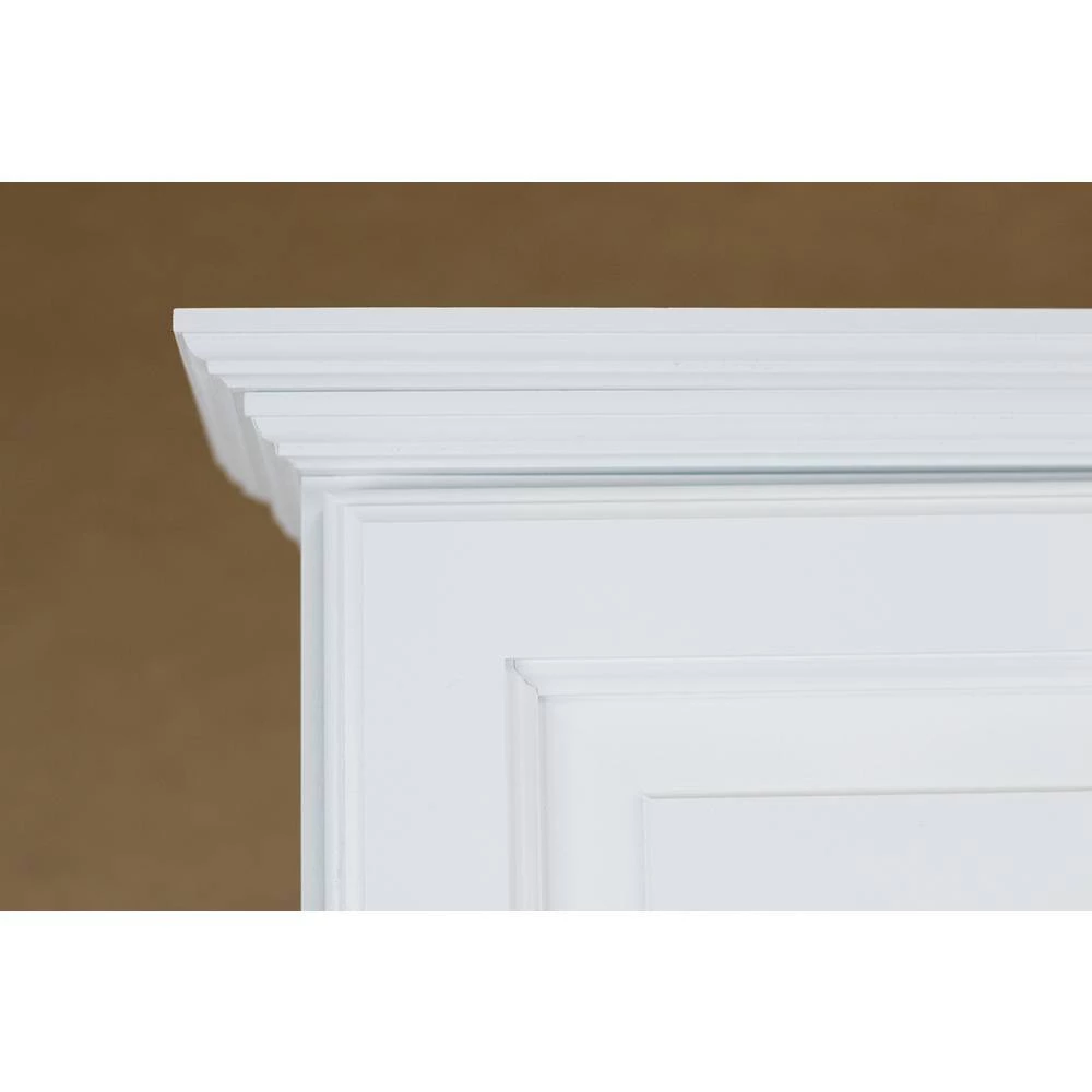 WG Wood Products Atwater 17 in. W x 19.5 in. H White Enamel Surface Mount Medicine Cabinet without Mirror 6 WG Wood Products Atwater 17 in. W x 19.5 in. H White Enamel Surface Mount Medicine Cabinet without Mirror - Image 4