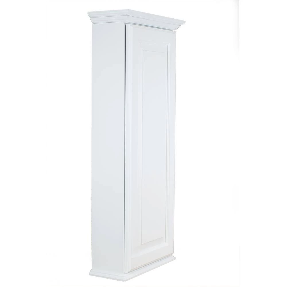 WG Wood Products Atwater 17 in. W x 19.5 in. H White Enamel Surface Mount Medicine Cabinet without Mirror 5 WG Wood Products Atwater 17 in. W x 19.5 in. H White Enamel Surface Mount Medicine Cabinet without Mirror - Image 3
